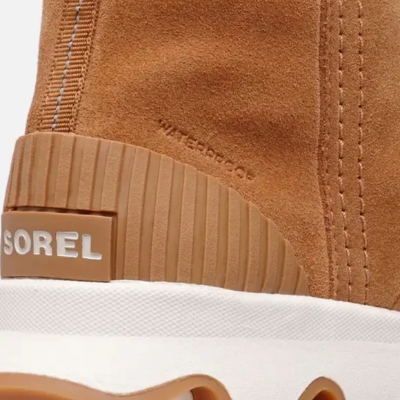 Sorel Kinetic Ankle Boots Waterproof Suede Tan Women's 7 - Picture 5 of 16
